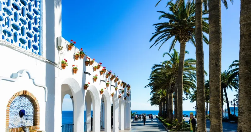 Granada: Nerja Caves, Nerja, Frigiliana, and Beach Day Trip