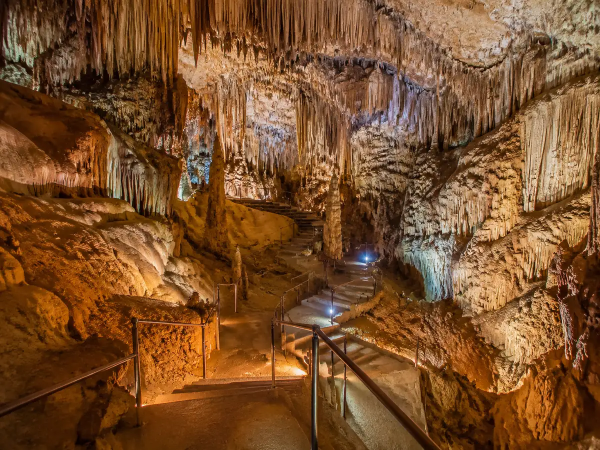 Inside one of the five main halls on the tourist route